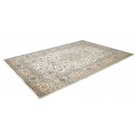 Tappeto Kashan Persia beige grigio 200x287