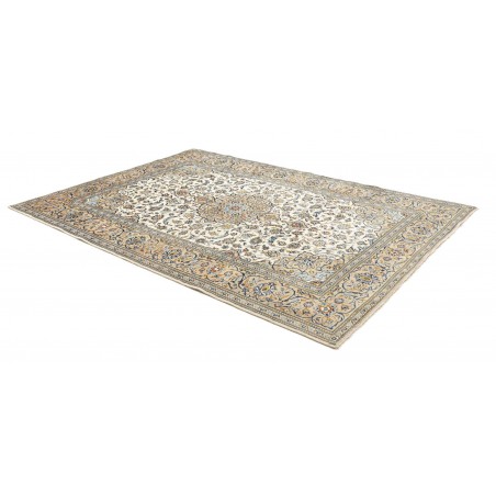 Tappeto Kashan Persia beige grigio 200x287