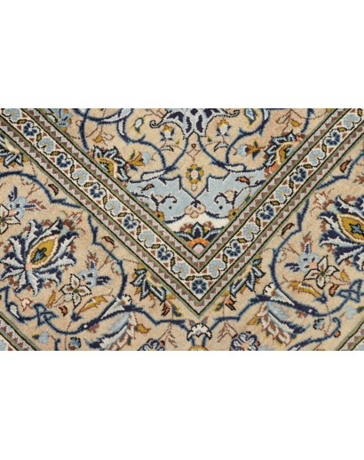 Tappeto Kashan Persia beige grigio 200x287