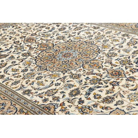 Tappeto Kashan Persia beige grigio 200x287