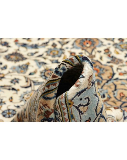 Tappeto Kashan Persia beige grigio 200x287