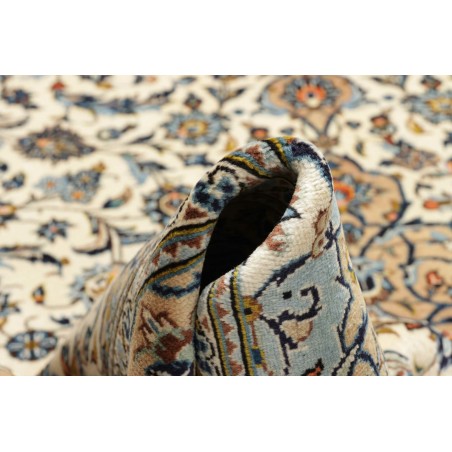 Tappeto Kashan Persia beige grigio 200x287