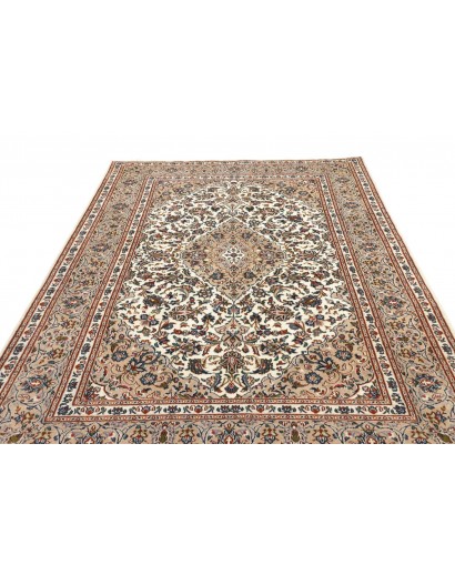 Tappeto Mashad Persia beige marrone 198x296