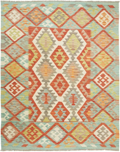 Tappeto Kilim Afghanistan marrone 151x195
