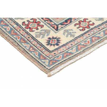 Tappeto Kazak Afghanistan azzurro grigio 85x291