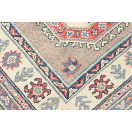 Tappeto Kazak Afghanistan azzurro grigio 85x291