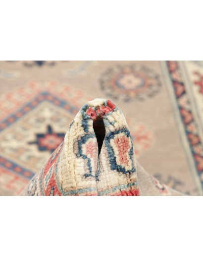 Tappeto Kazak Afghanistan azzurro grigio 85x291