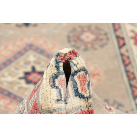 Tappeto Kazak Afghanistan azzurro grigio 85x291