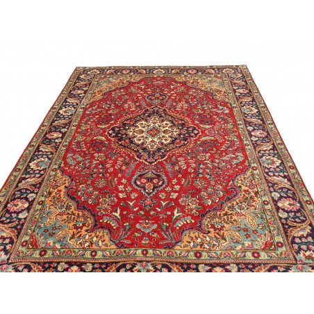 Tappeto Tabriz Persia marrone grigio 200x305