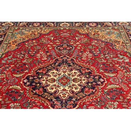 Tappeto Tabriz Persia marrone grigio 200x305