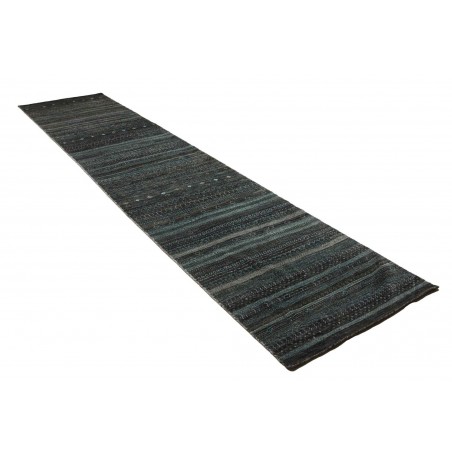 Tappeto Royal Gabbeh Pakistan grigio bianco 90x428