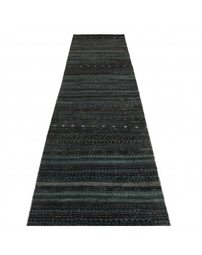 Tappeto Royal Gabbeh Pakistan grigio bianco 90x428