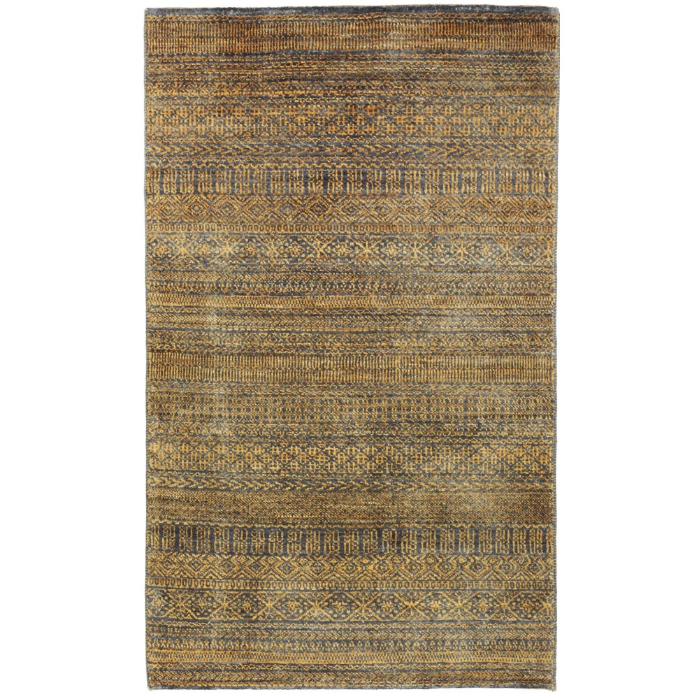 Tappeto Royal Gabbeh Pakistan azzurro marrone 90x151 Tappeto Royal Gabbeh Pakistan azzurro marrone 90x151