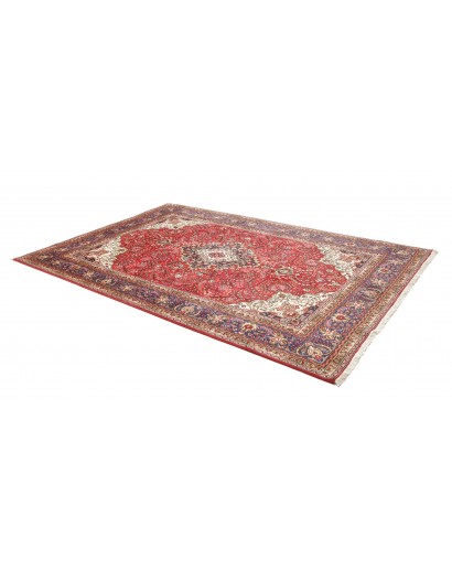 Tappeto Tabriz Persia marrone giallo 194x297