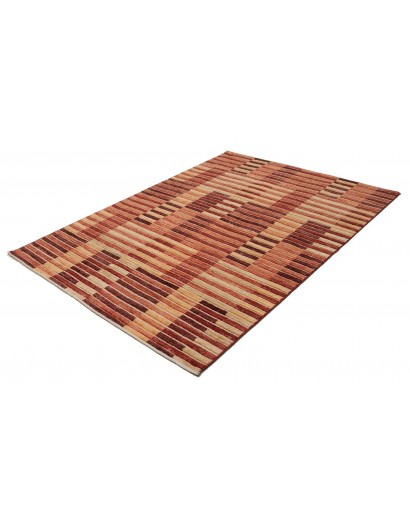 Tappeto Barjesta Pakistan rosso marrone 151x202