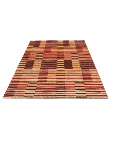 Tappeto Barjesta Pakistan rosso marrone 151x202