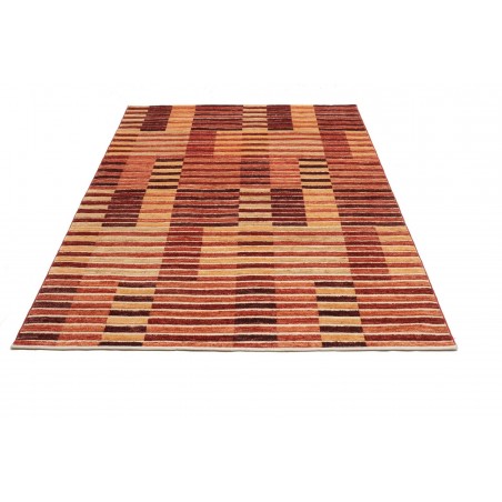 Tappeto Barjesta Pakistan rosso marrone 151x202