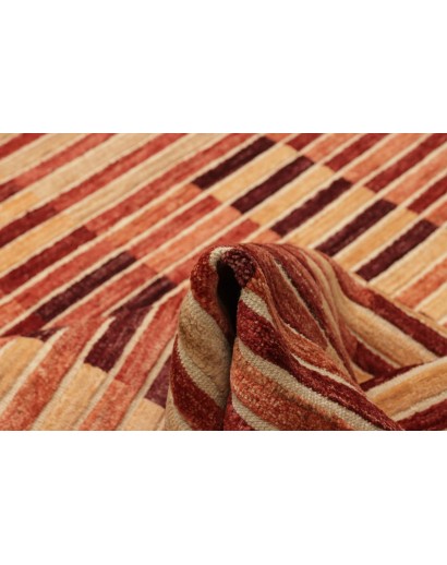 Tappeto Barjesta Pakistan rosso marrone 151x202