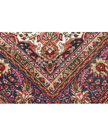 Tappeto Tabriz Persia marrone giallo 194x297