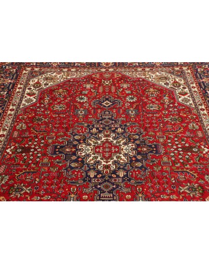 Tappeto Tabriz Persia marrone grigio 200x297