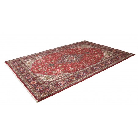 Tappeto Tabriz Persia marrone giallo 203x304