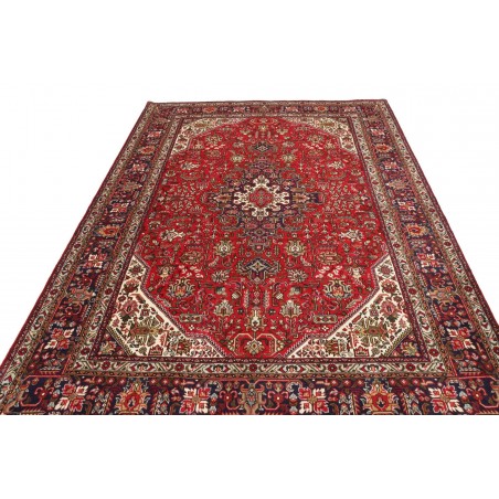 Tappeto Tabriz Persia marrone giallo 203x304