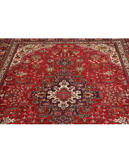 Tappeto Tabriz Persia marrone giallo 203x304
