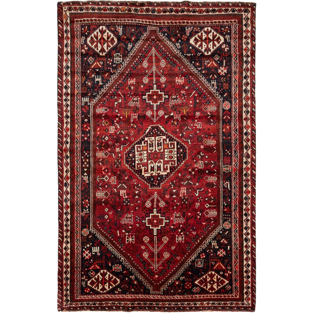 Tappeto Shiraz Persia marrone 168x260 Tappeto Shiraz Persia marrone 168x260