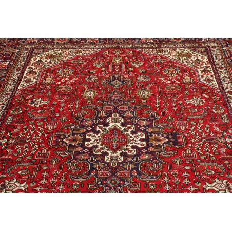 Tappeto Tabriz Persia marrone giallo 200x300