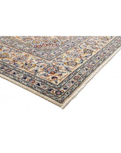 Tappeto Kashan Persia beige bianco 206x315
