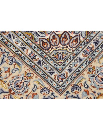Tappeto Kashan Persia beige bianco 206x315