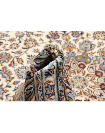 Tappeto Kashan Persia beige bianco 206x315