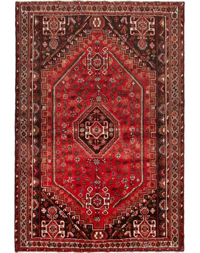 Tappeto Shiraz Persia marrone giallo 170x250
