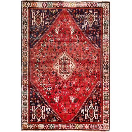 Tappeto Shiraz Fine Persia marrone giallo 172x250