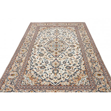Tappeto Kashan Persia beige marrone 193x300