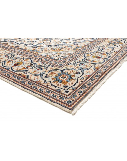 Tappeto Kashan Persia beige marrone 193x300