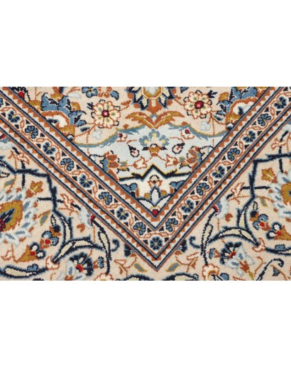 Tappeto Kashan Persia beige marrone 193x300