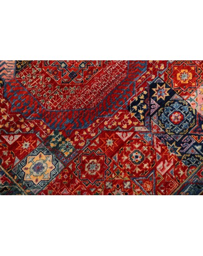Tappeto Mamlouk Pakistan marrone azzurro 85x393
