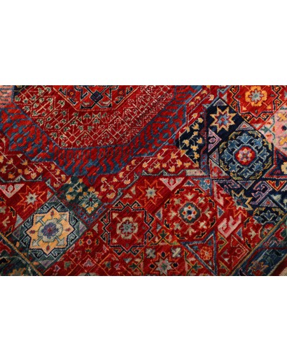 Tappeto Mamlouk Pakistan marrone azzurro 85x393