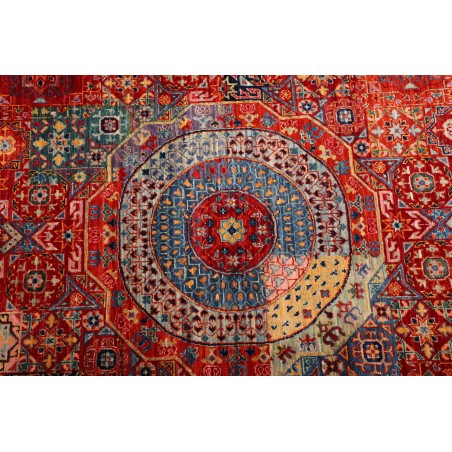 Tappeto Mamlouk Pakistan marrone azzurro 85x393