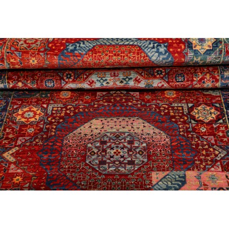 Tappeto Mamlouk Pakistan marrone azzurro 85x393