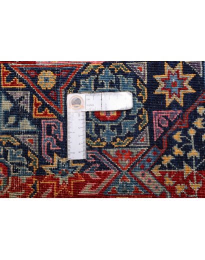 Tappeto Mamlouk Pakistan marrone azzurro 85x393