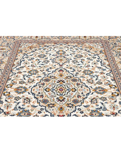 Tappeto Kashan Persia beige marrone 193x300
