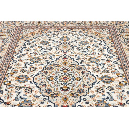 Tappeto Kashan Persia beige marrone 193x300