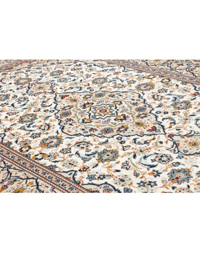 Tappeto Kashan Persia beige marrone 193x300