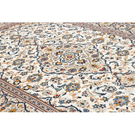Tappeto Kashan Persia beige marrone 193x300