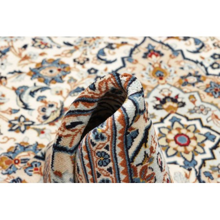 Tappeto Kashan Persia beige marrone 193x300