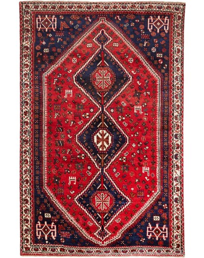 Tappeto Shiraz Persia marrone grigio 164x252