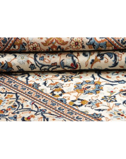 Tappeto Kashan Persia beige marrone 193x300