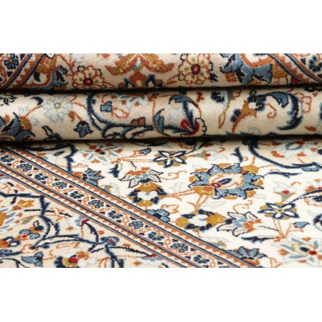 Tappeto Kashan Persia beige marrone 193x300